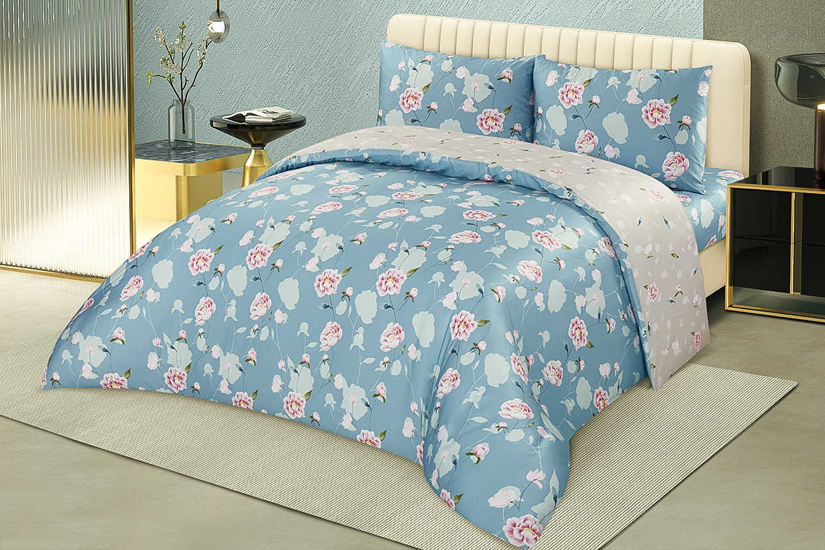 330TC Combed Cotton Flat Sheet Set