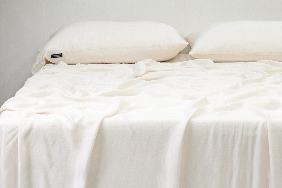 Washed Tencel Sateen Bed Sheet Set