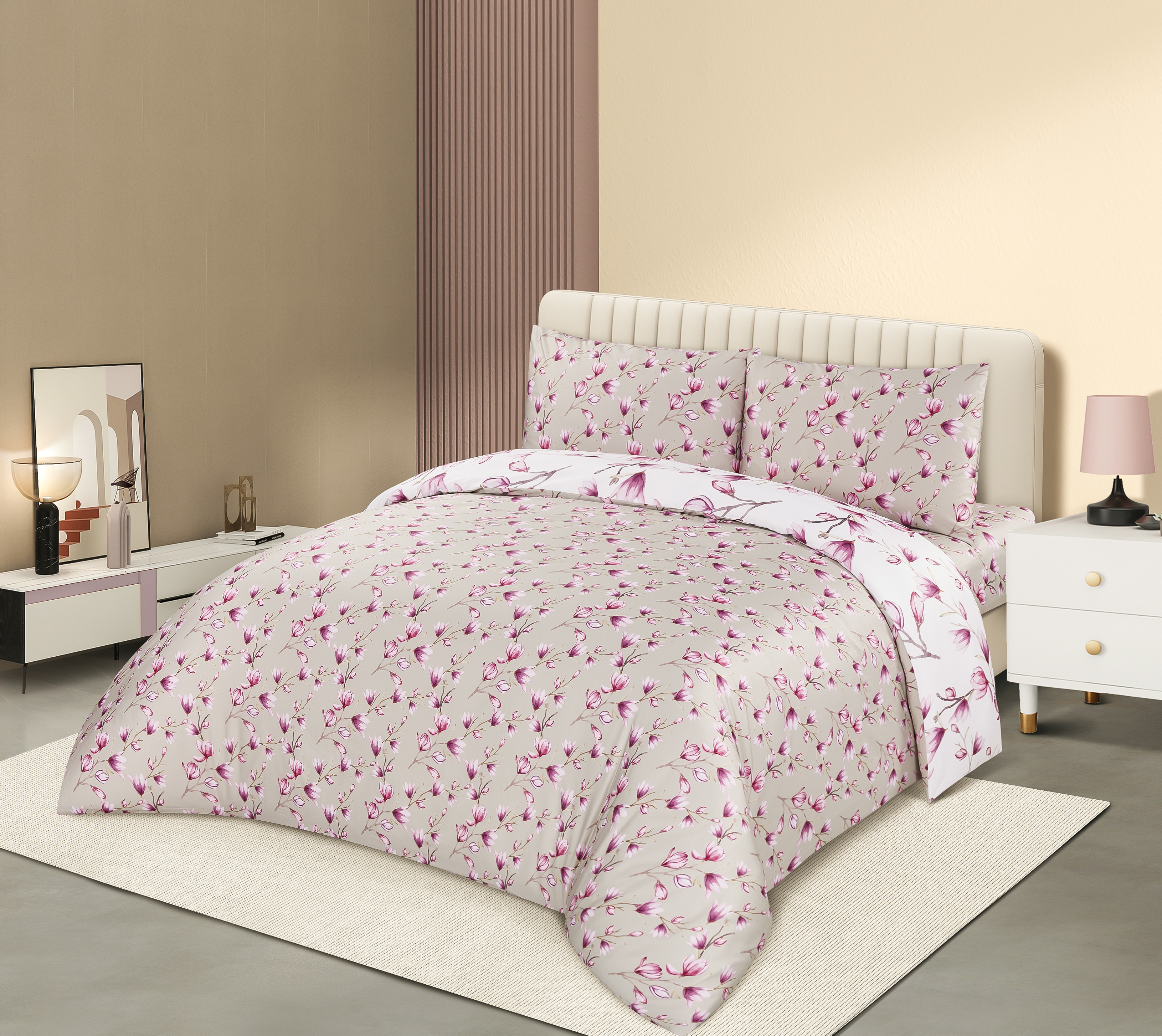 Wholesale Comfortable 330TC Combed Cotton Bedding Set Factory Exclusive