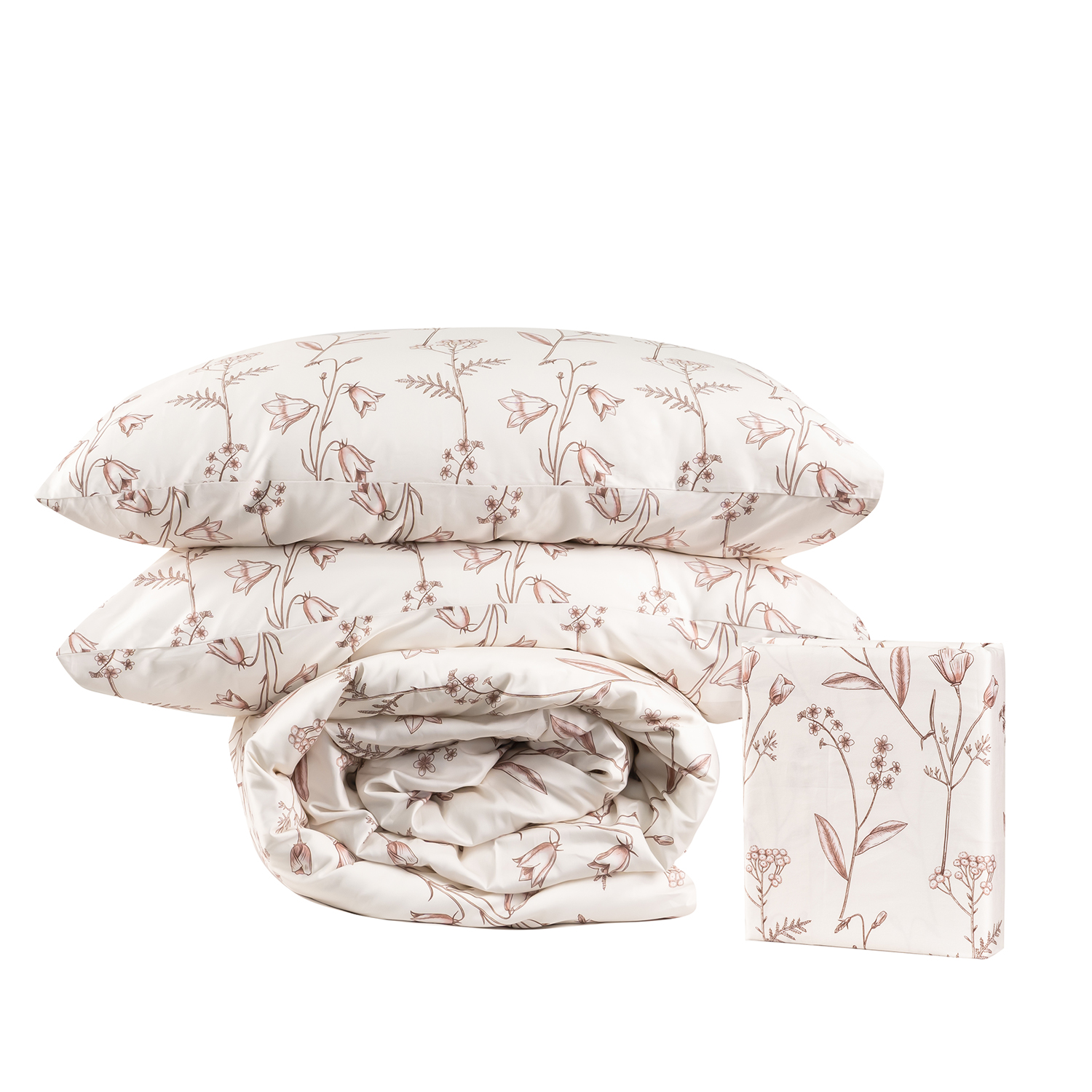 Soft Comfortable 100% Combed Cotton 330TC Bedding Set OEM-Version A