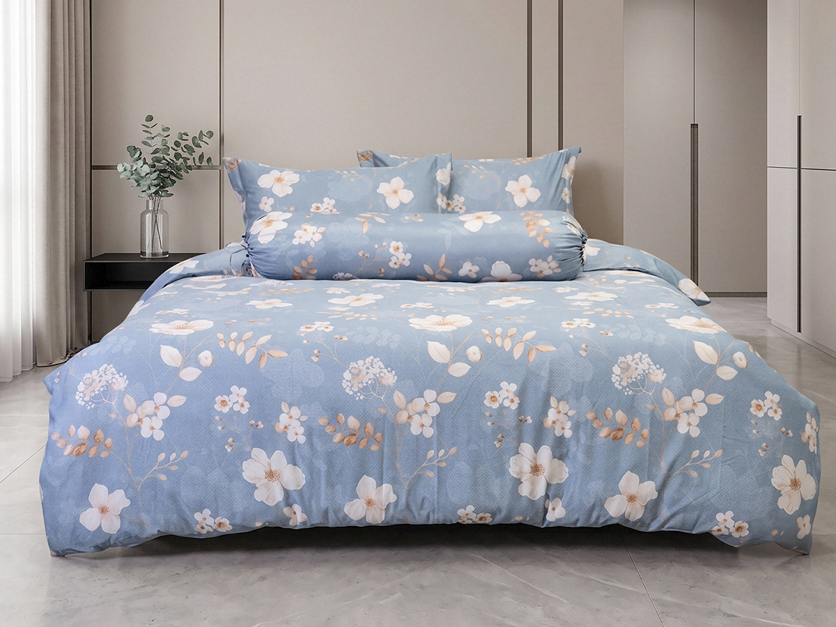 215TC Micro Rayon Twill Printed Bedding Set