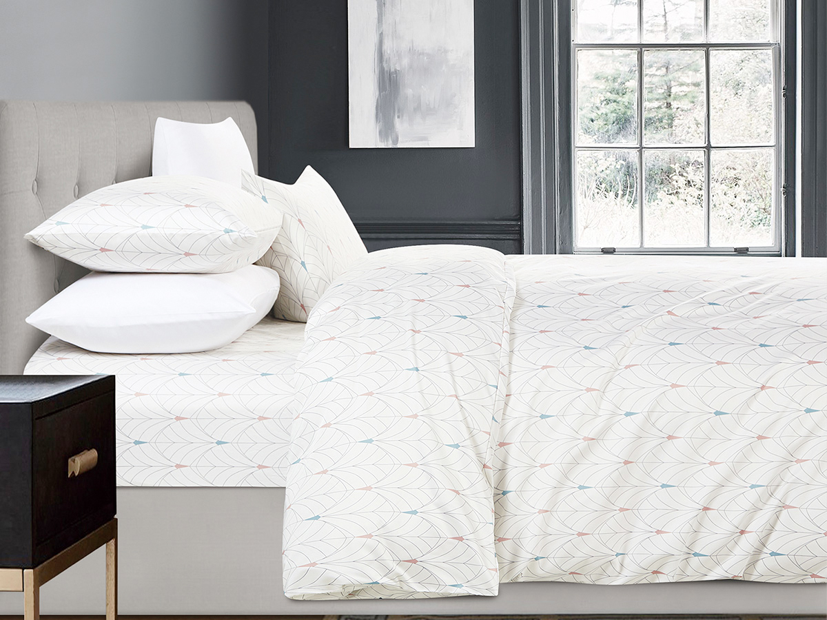 200TC Tencel Pritned Bedding