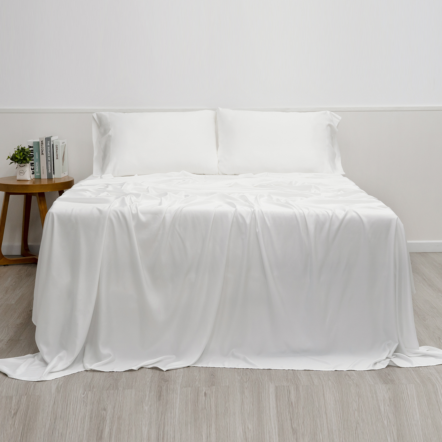 230TC bamboo twill bedsheet