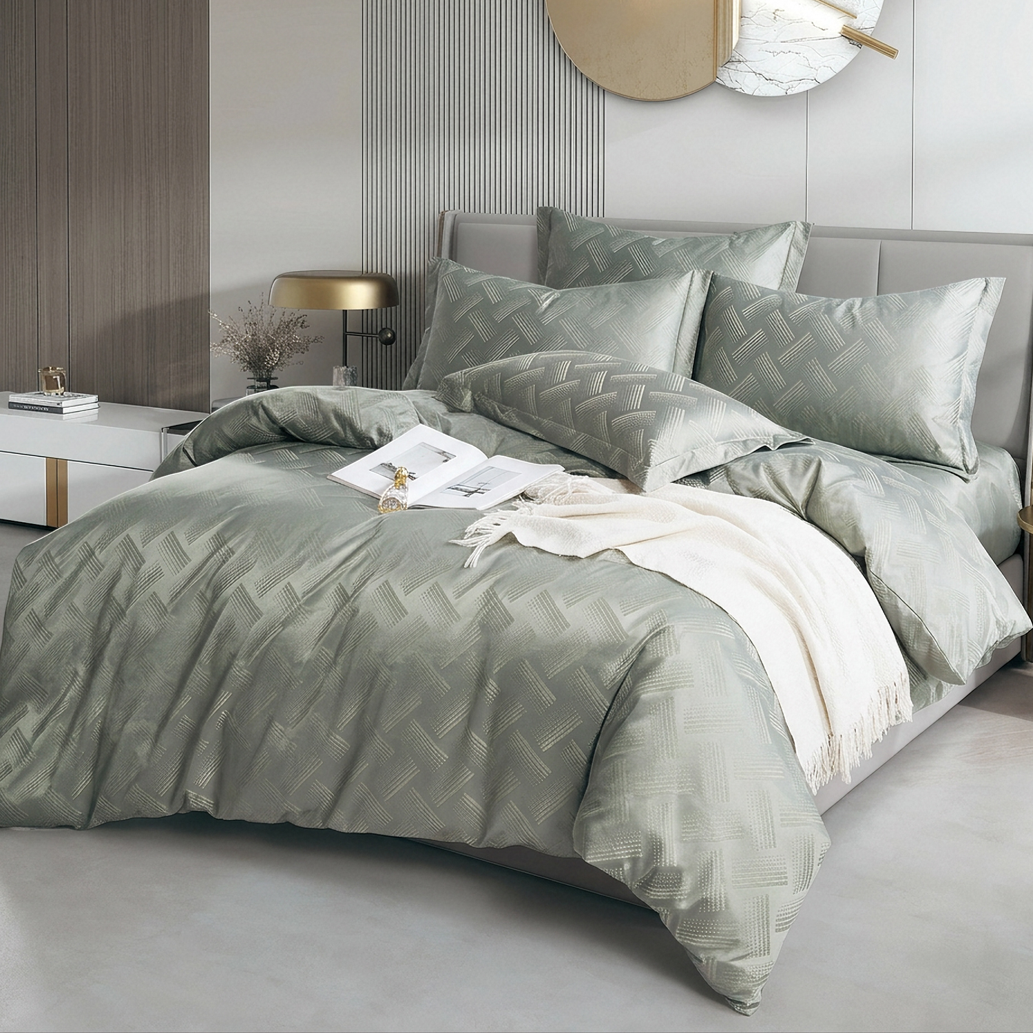 270TC Micro Cotton Jacquard bedding