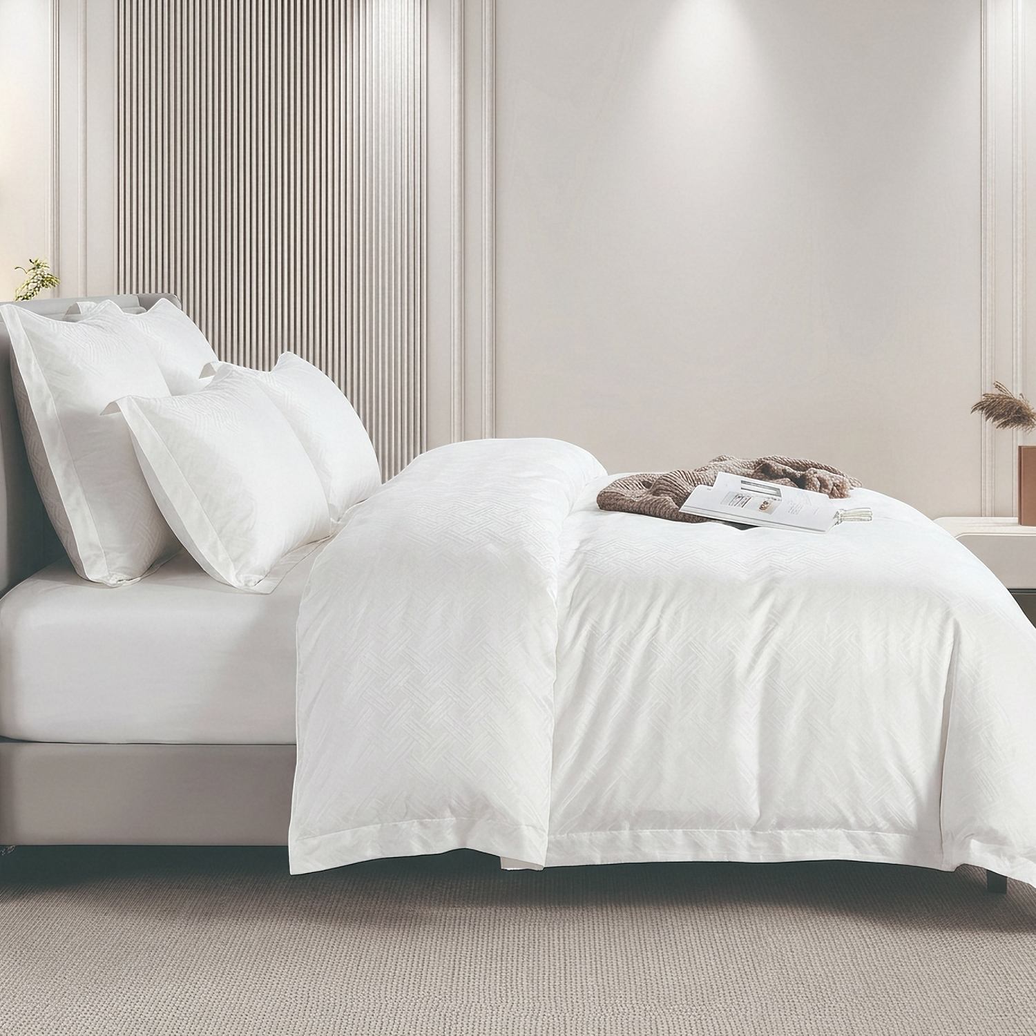 270TC Micro Cotton Jacquard bedding
