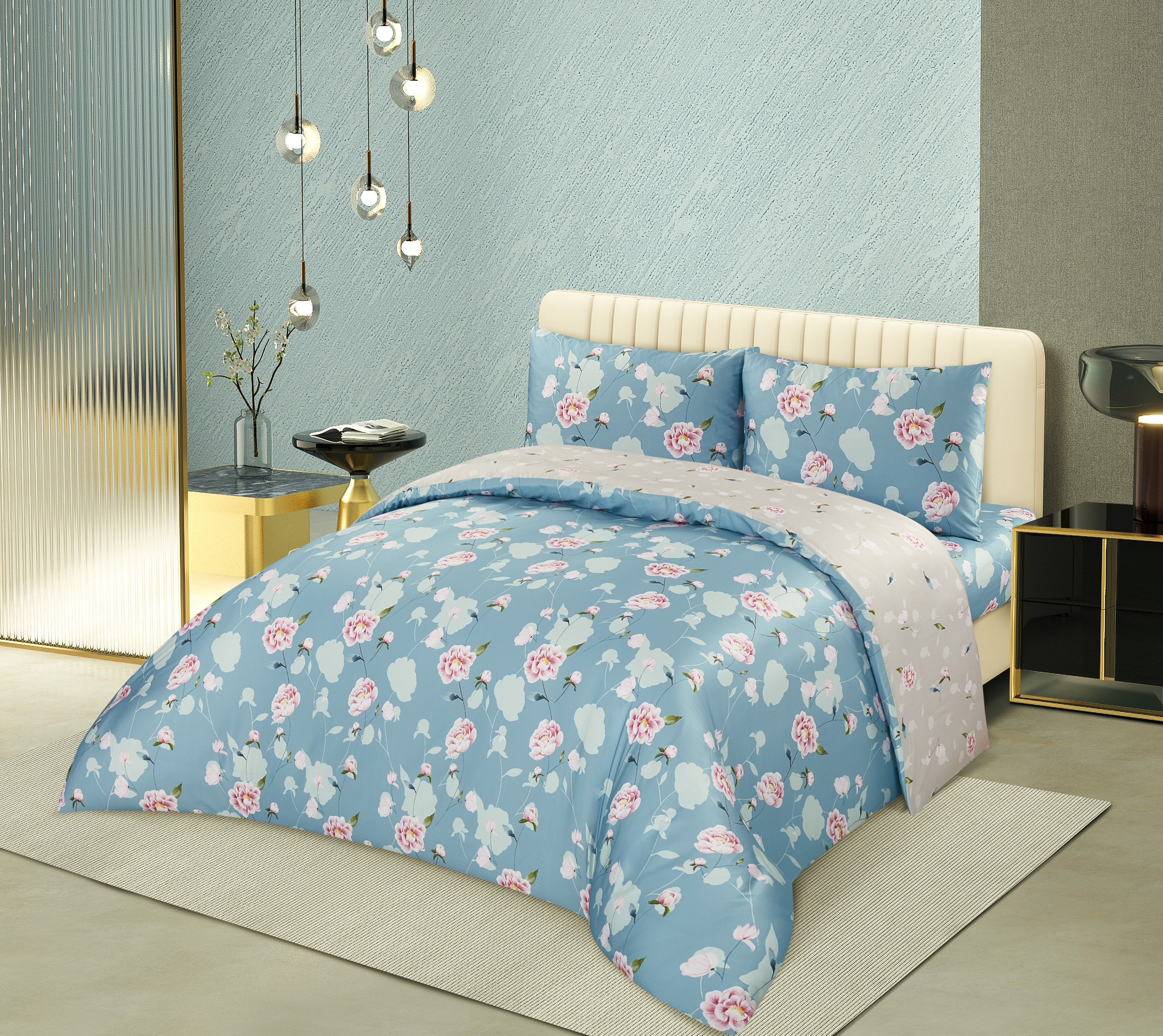 Combed Cotton 330TC High Thread Count Bedding Set
