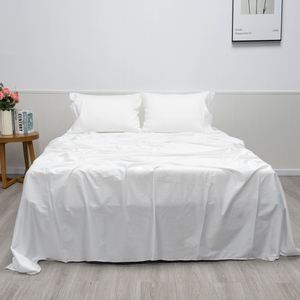 300TC Combed Cotton Flat Sheet Set