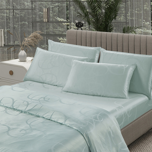 400TC Rayon Modal Jacquard Quilt Cover Set OEM-Starry Night