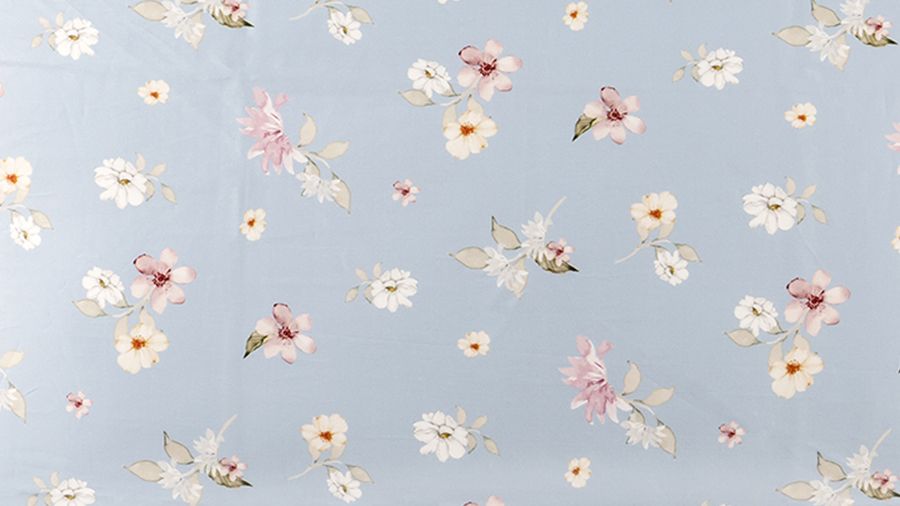 205TC Cotton bed linen detail