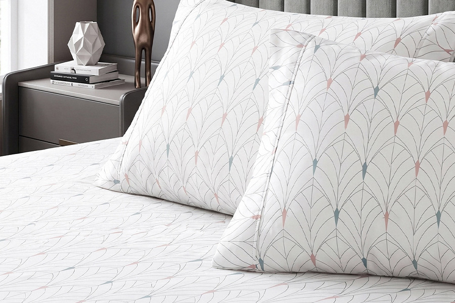 200TC Tencel Pritned Bedding