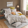 300TC Bamboo-Poly Sateen Printed Bedding Set