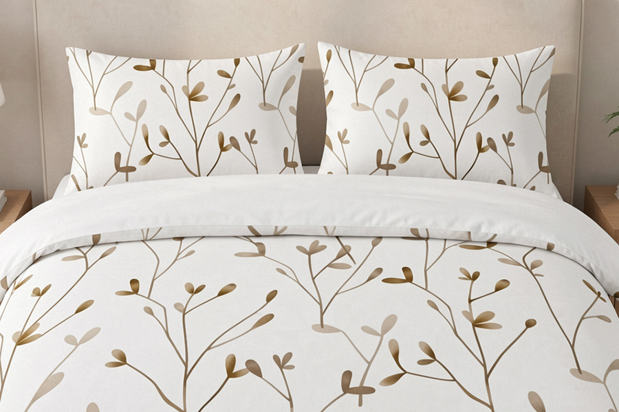 300TC Micro Tencel Sateen Printed Bedding Set 