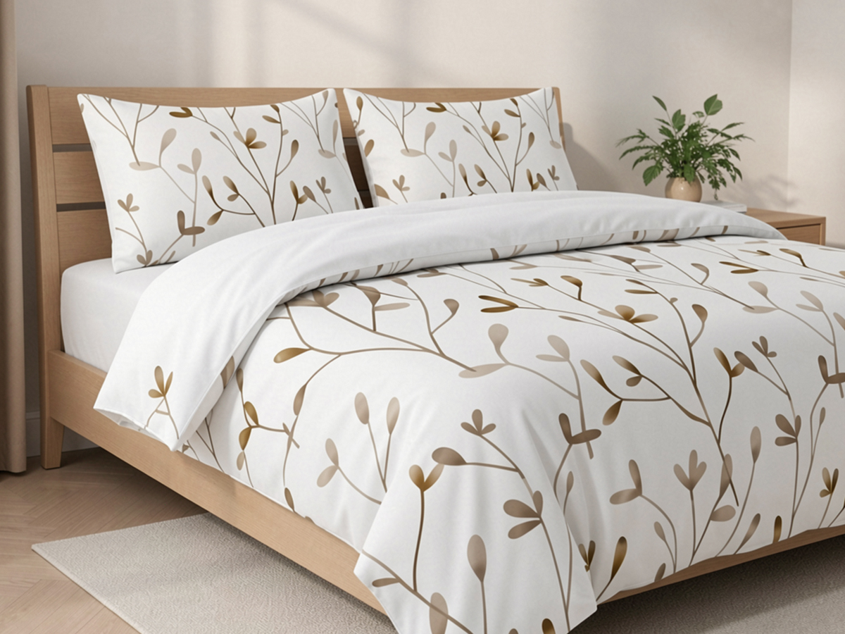 300TC Micro Tencel Sateen Printed Bedding Set 