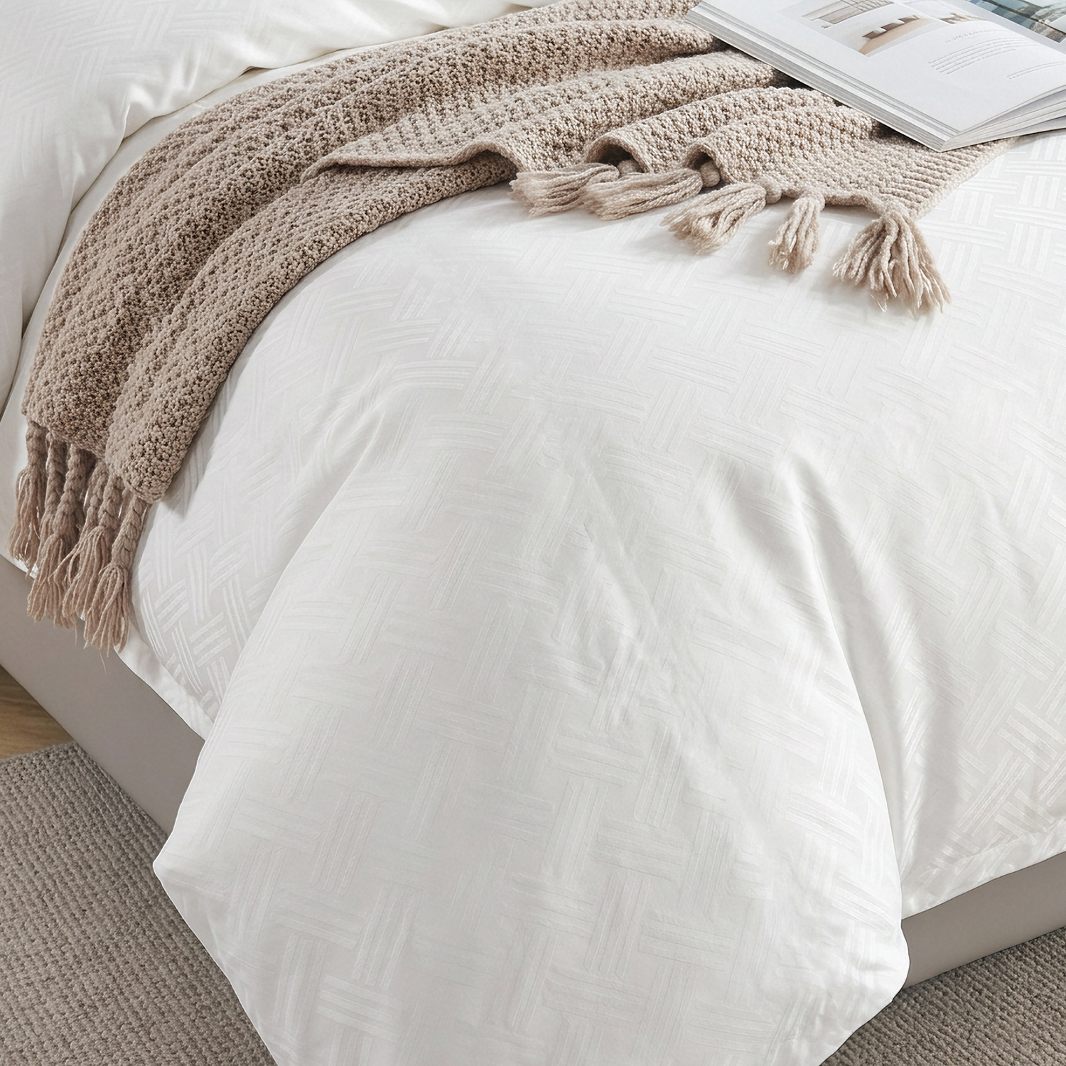 270TC Micro Cotton Jacquard bedding