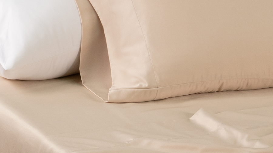 bamboo bed sheet set detail