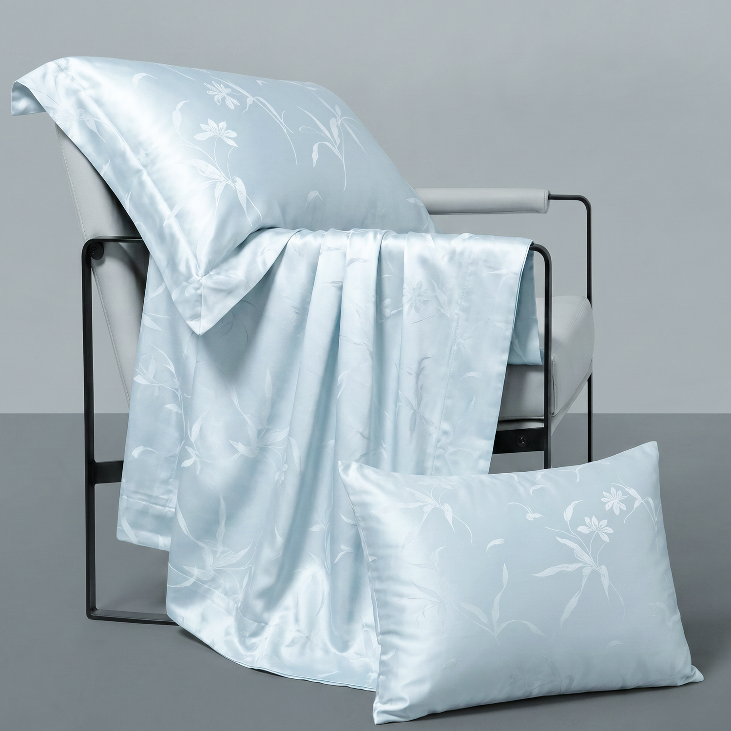  Rayon Silk Modal Jacquard Duvet Cover Set