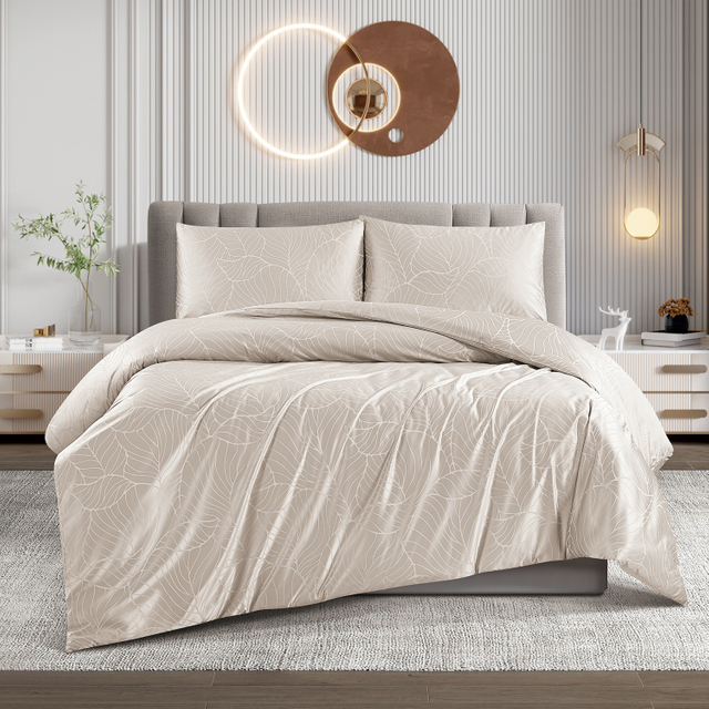Wholesale Rayon Modal Jacquard Quilt Cover Set OEM