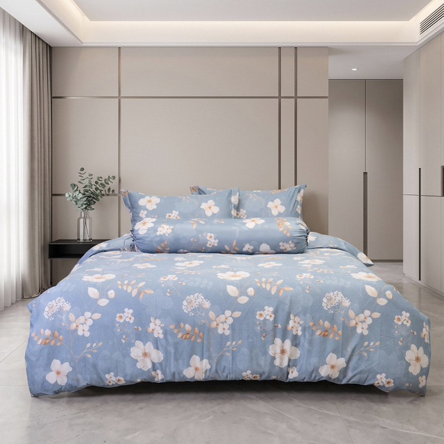 215TC Micro Rayon Twill Printed Bedding Set