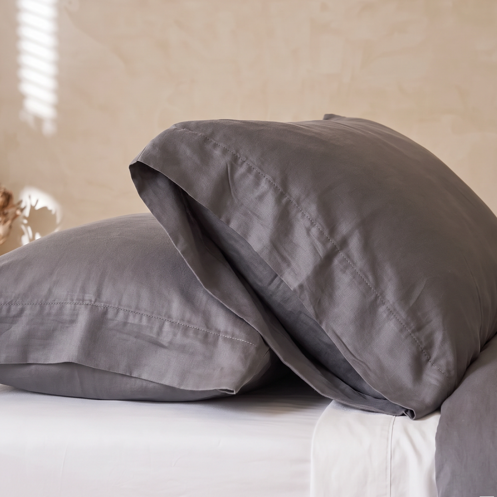 Vintage Style Super Soft Washed Tencel Sateen Bedding Set
