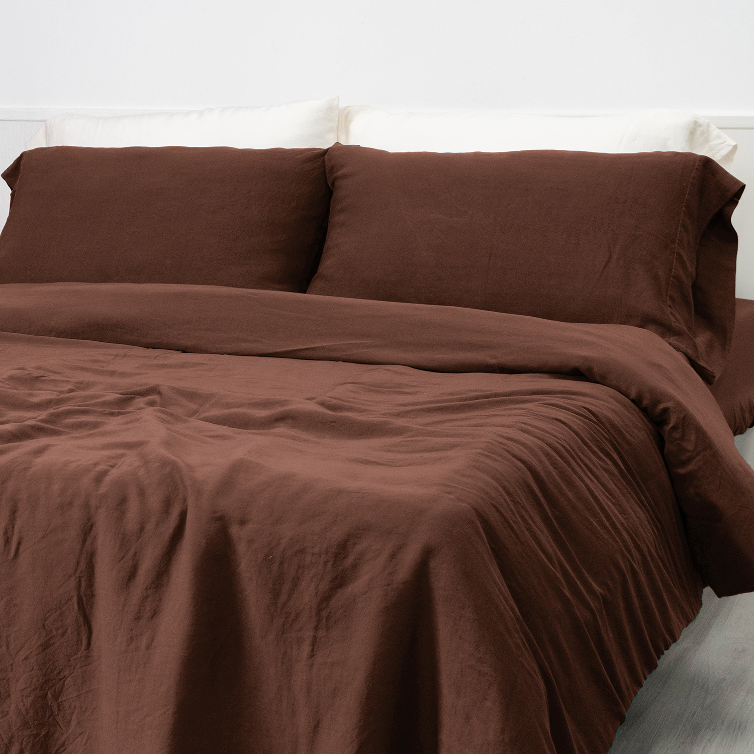 Washed Tencel Sateen Bed Sheet Set