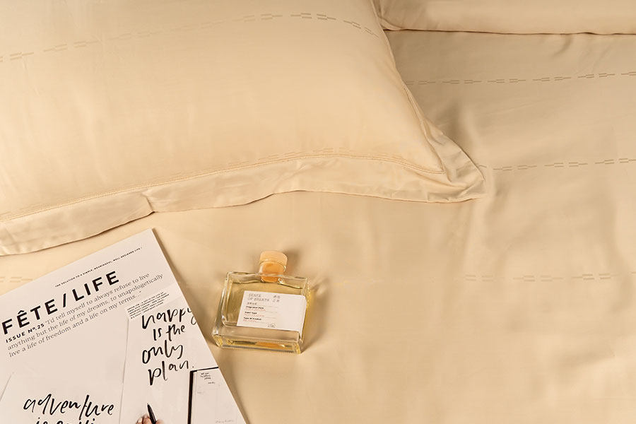 100% Tencel 300 TC Dobby Fitted Sheet Set