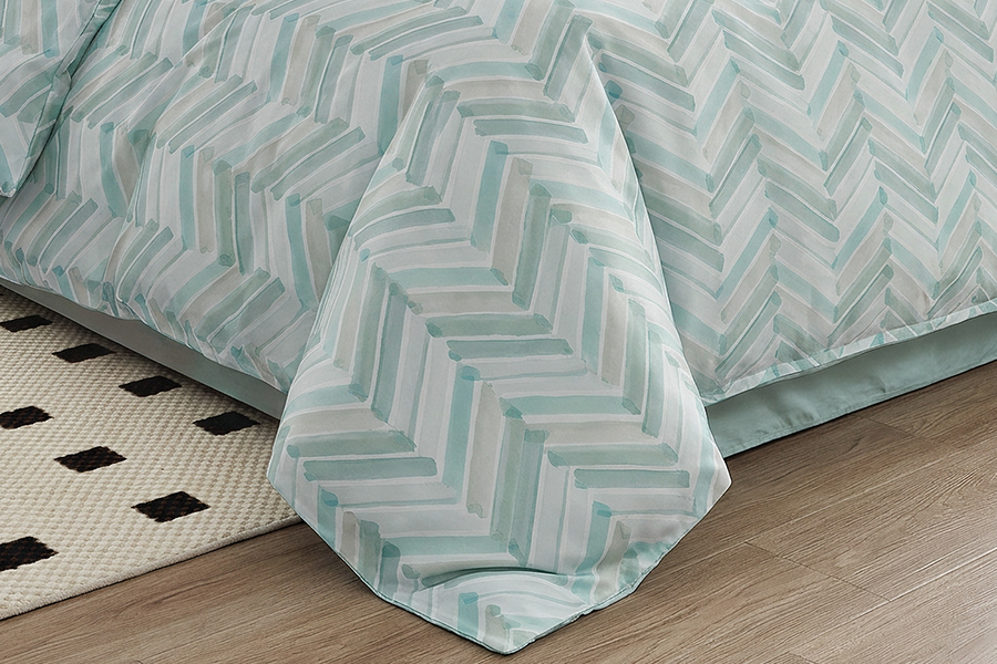 215TC Micro Tencel Twill Printed Bedding Set