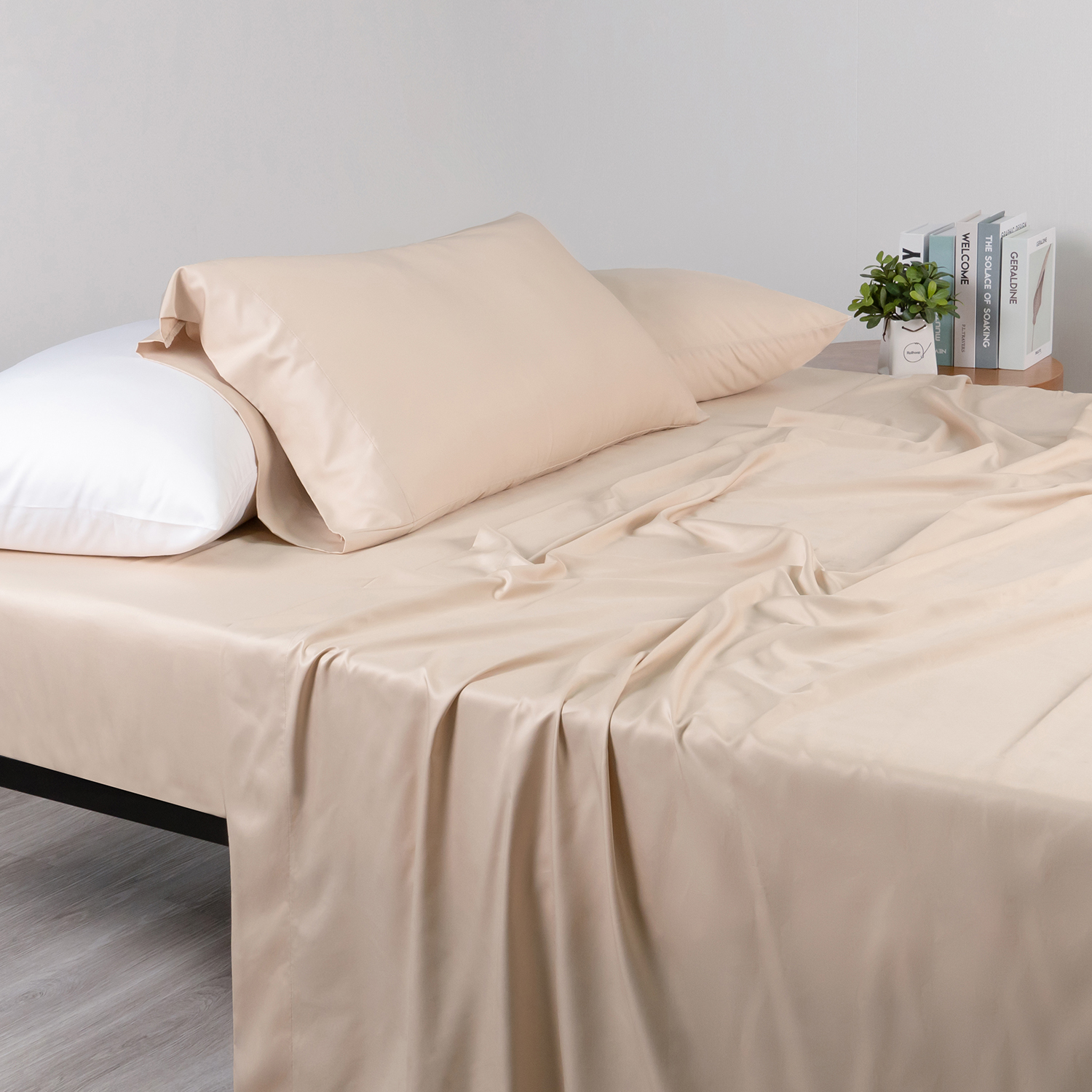 230TC bamboo twill bedsheet
