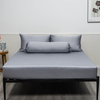  High Thread Count 300TC Combed Cotton Fitted Sheet Set OEM