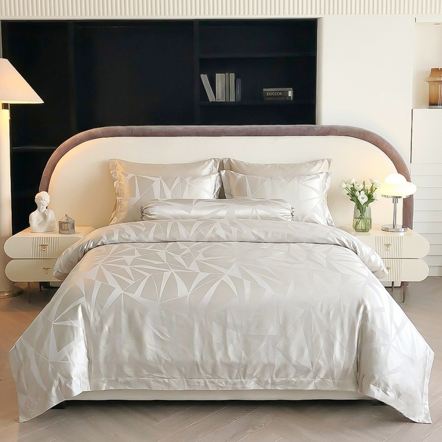 Rayon Modal Jacquard Quilt Cover Set