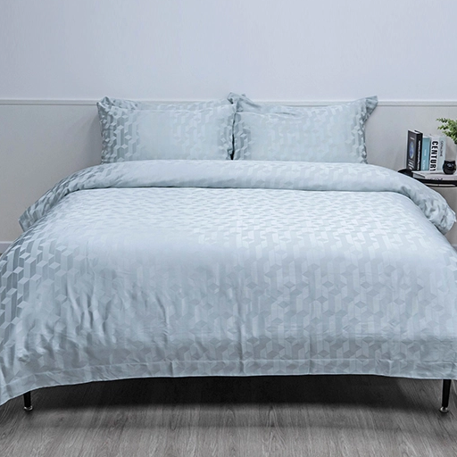 Wholesale Rayon Silk Modal Jacquard Quilt Cover Set OEM