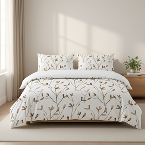 300TC Micro Tencel Sateen Printed Bedding Set 
