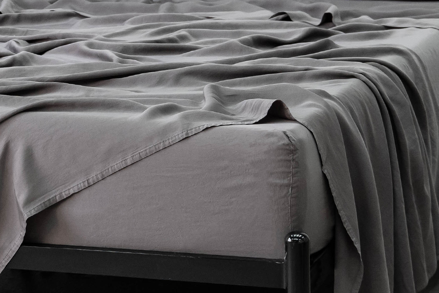 Washed Tencel Sateen Flat Sheet Set