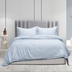 100% Tencel 300 TC Reactive Digital Printing Fitted Sheet Set