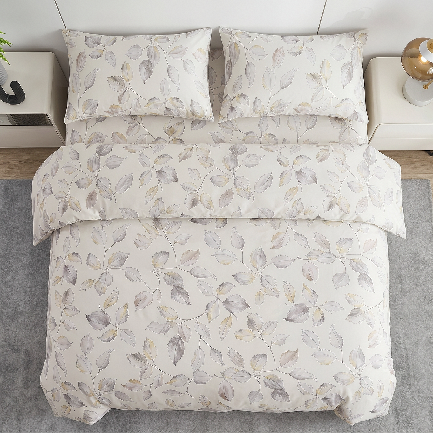215TC Micro Tencel Twill Printed Bedding Set