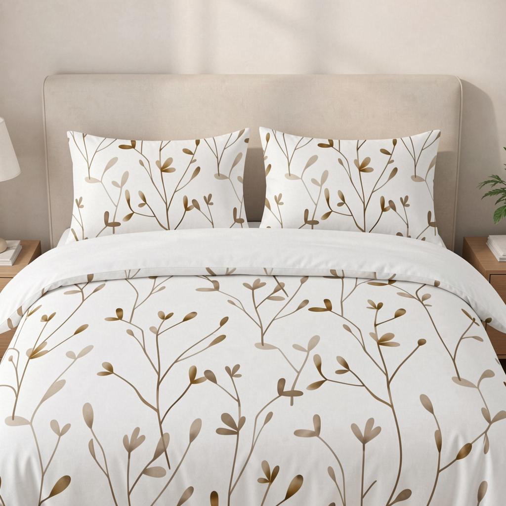 300TC Micro Tencel Sateen Printed Bedding Set 