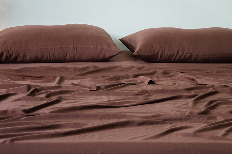 Washed Tencel Sateen Bed Sheet Set
