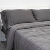 Washed Tencel Sateen Bed Sheet Set