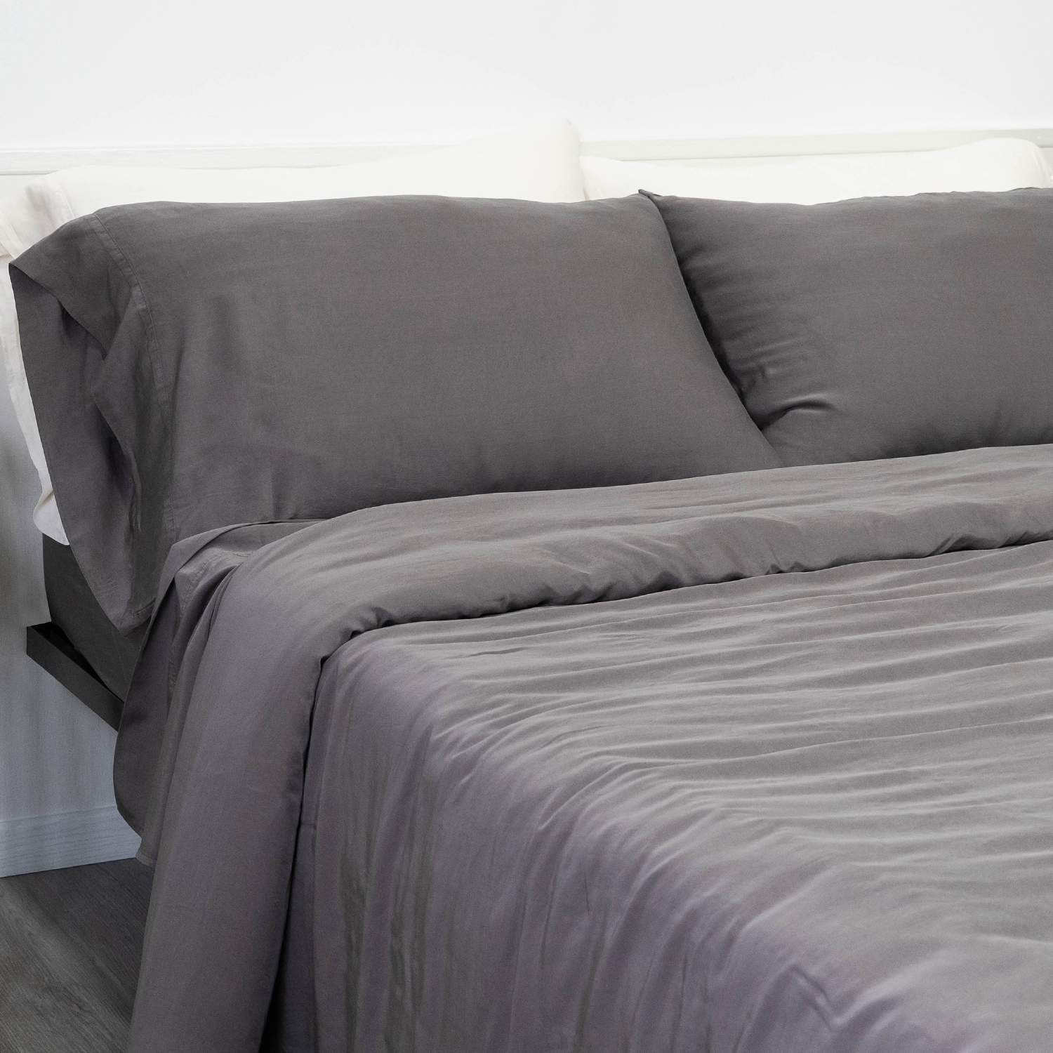 Washed Tencel Sateen Bed Sheet Set