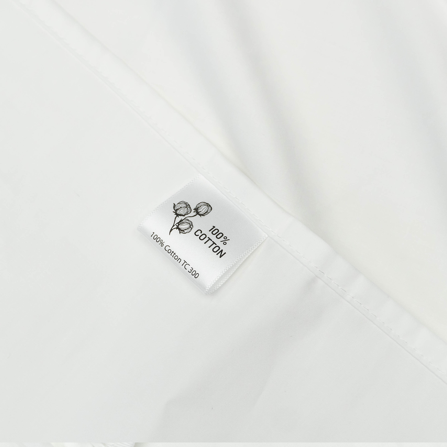 300TC Combed Cotton Flat Sheet Set