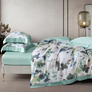 300TC 100% Tencel Printed Duvet Cover Set