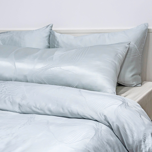 Wholesale Rayon Silk Modal Jacquard Quilt Cover Set OEM