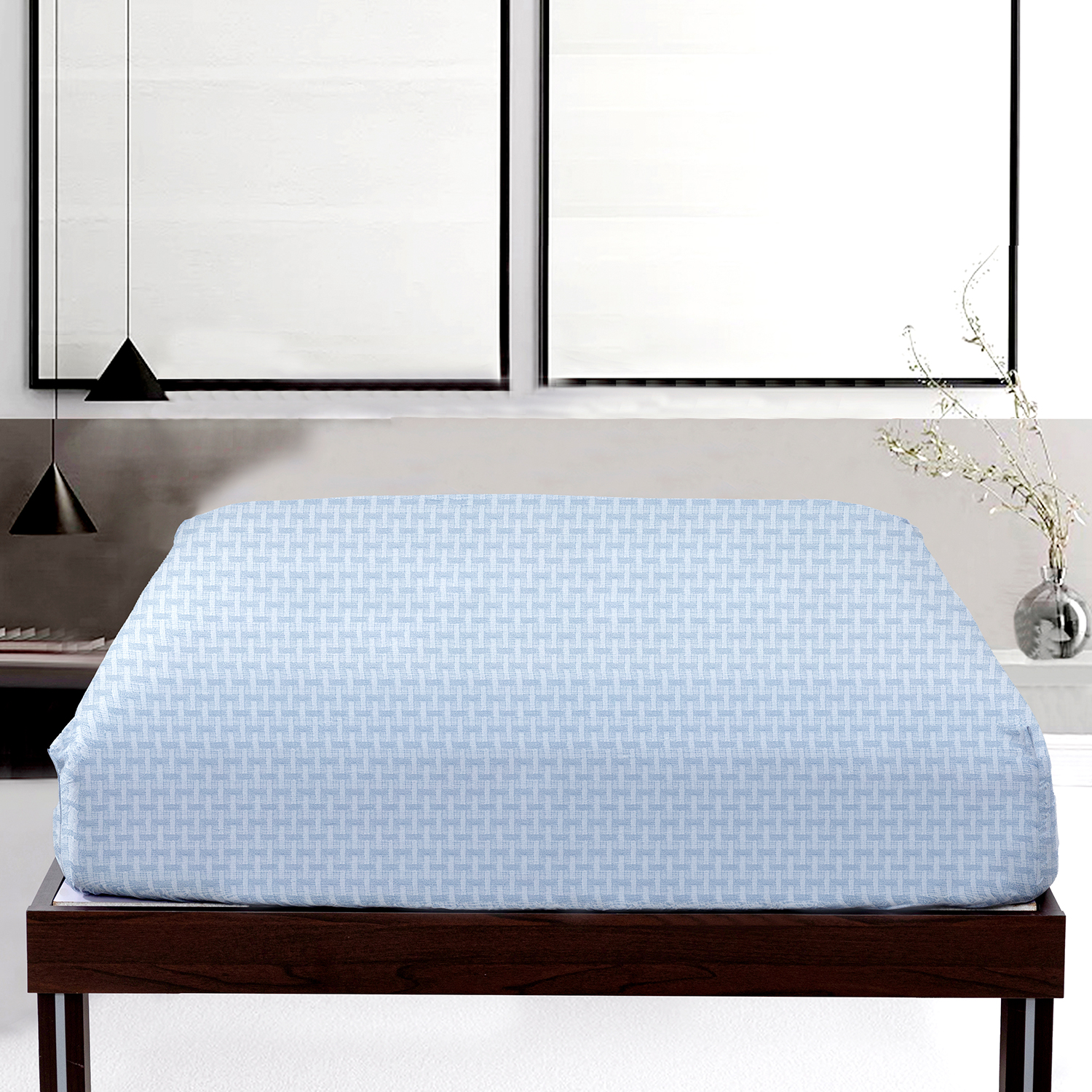 100% Tencel 300 TC Reactive Digital Printing Fitted Sheet Set