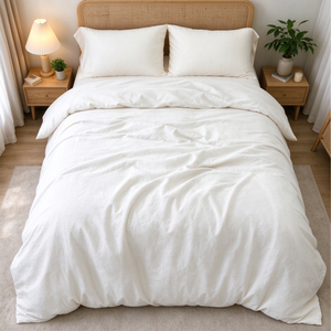 Washed Tencel Sateen Bed Sheet Set