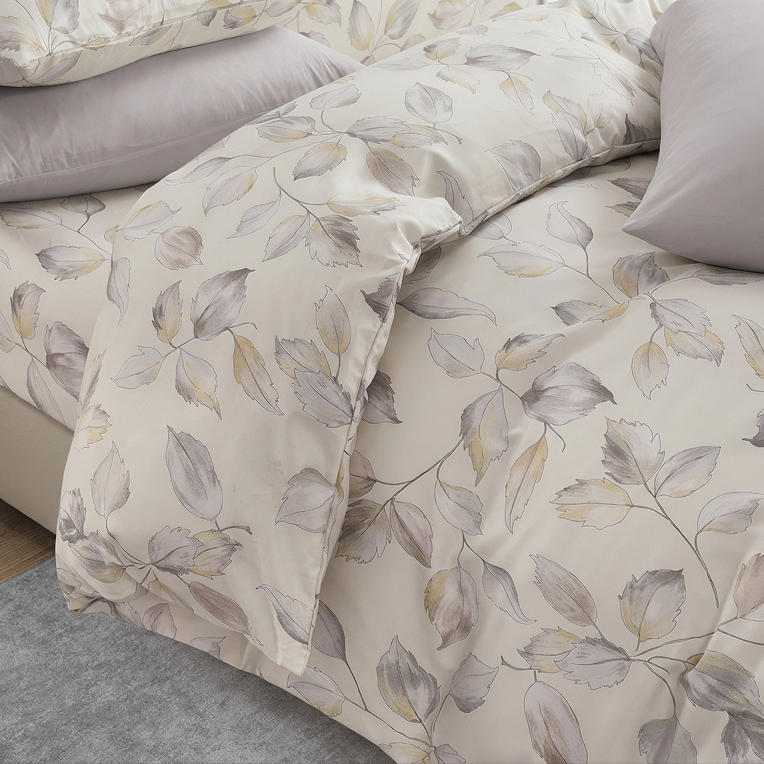 215TC Micro Tencel Twill Printed Bedding Set