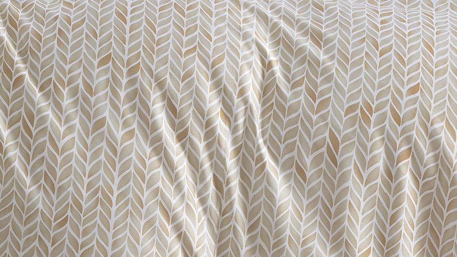 300TC Bamboo-Poly Sateen Printed Bedding Set