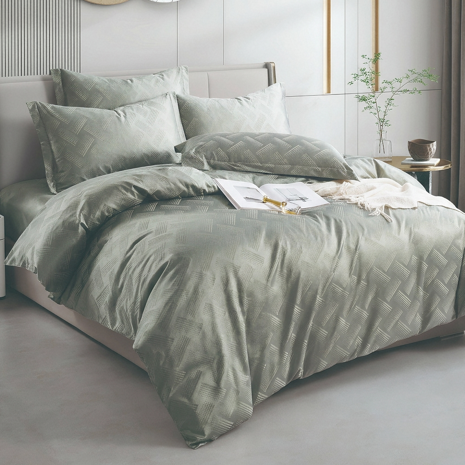 270TC Micro Cotton Jacquard bedding