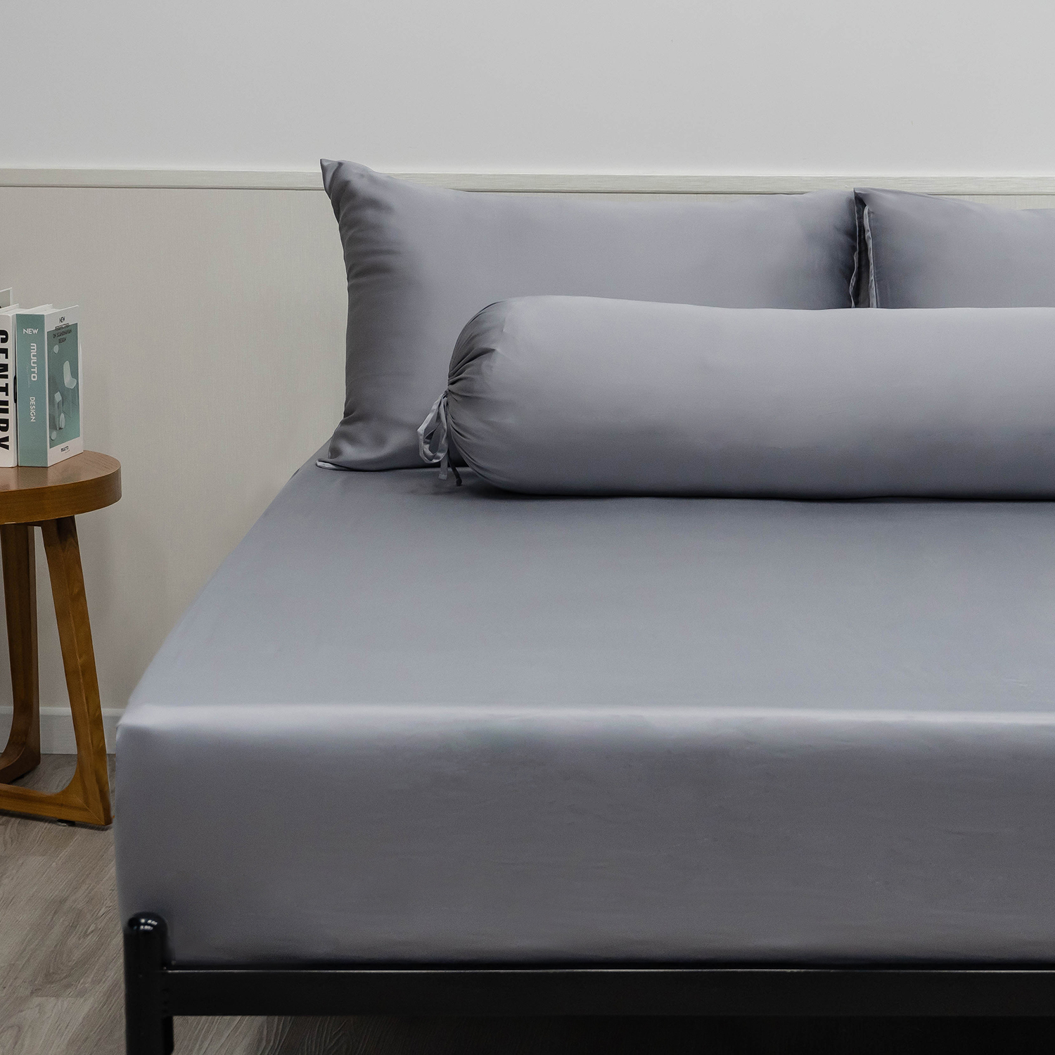  High Thread Count 300TC Combed Cotton Fitted Sheet Set OEM