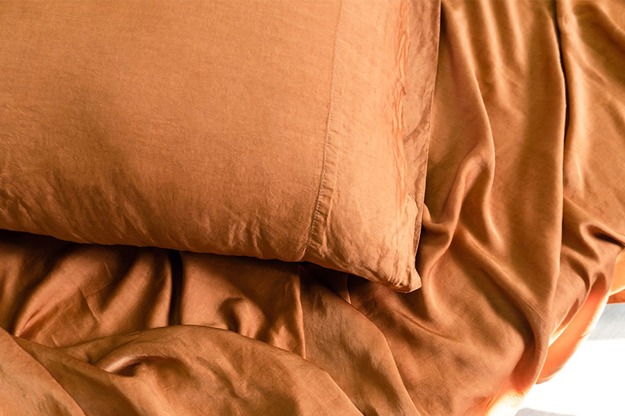 Washed Tencel Sateen Flat Sheet Set