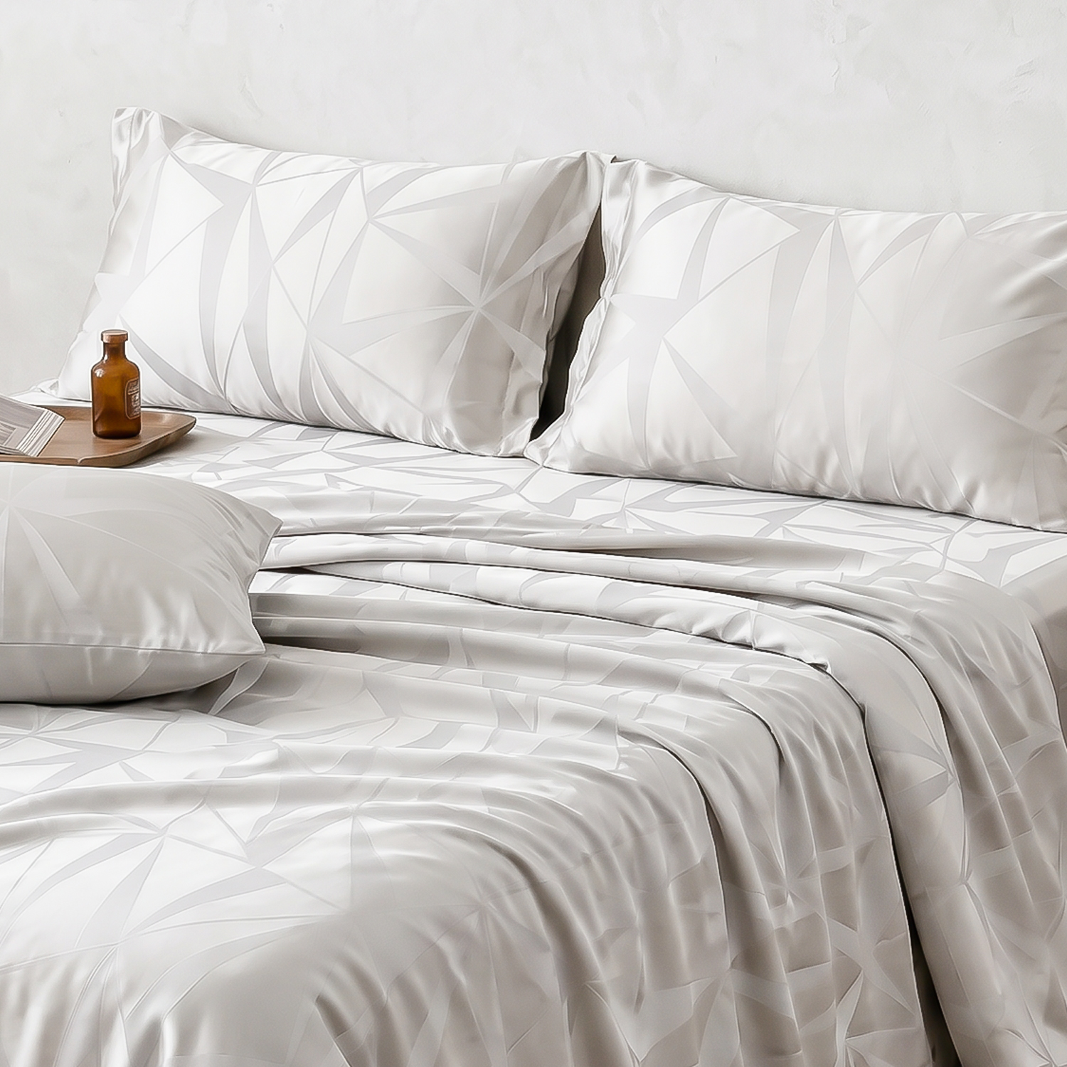 Rayon Modal Jacquard Quilt Cover Set
