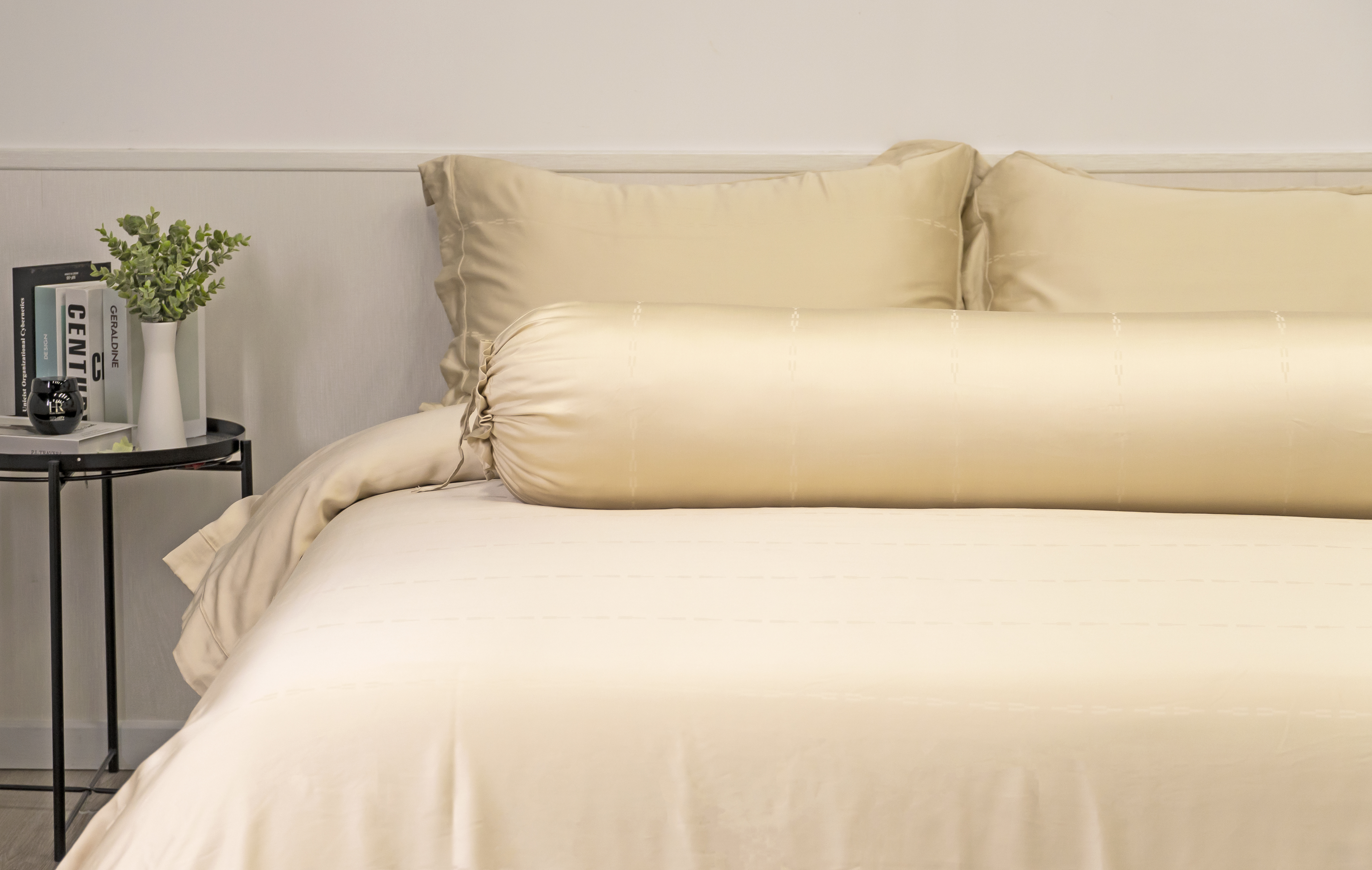 100% Tencel 300 TC Dobby Fitted Sheet Set